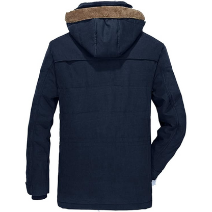 Heren Winterjas Gewatteerd met Capuchon Warm en Waterdicht