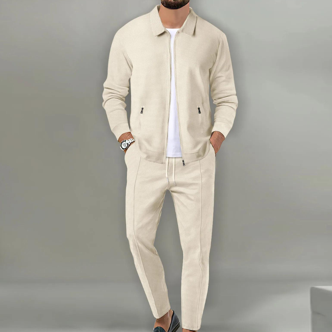 Heren Cardigan Set Klassiek Comfortabel Complete - StudioMarella