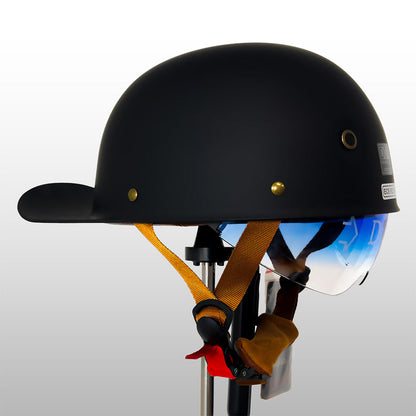 Motorhelm Halfopen Baseball Stijl DOT ECE Gecertificeerd Dagelijks Rijden Veiligheid Comfort Bescherming