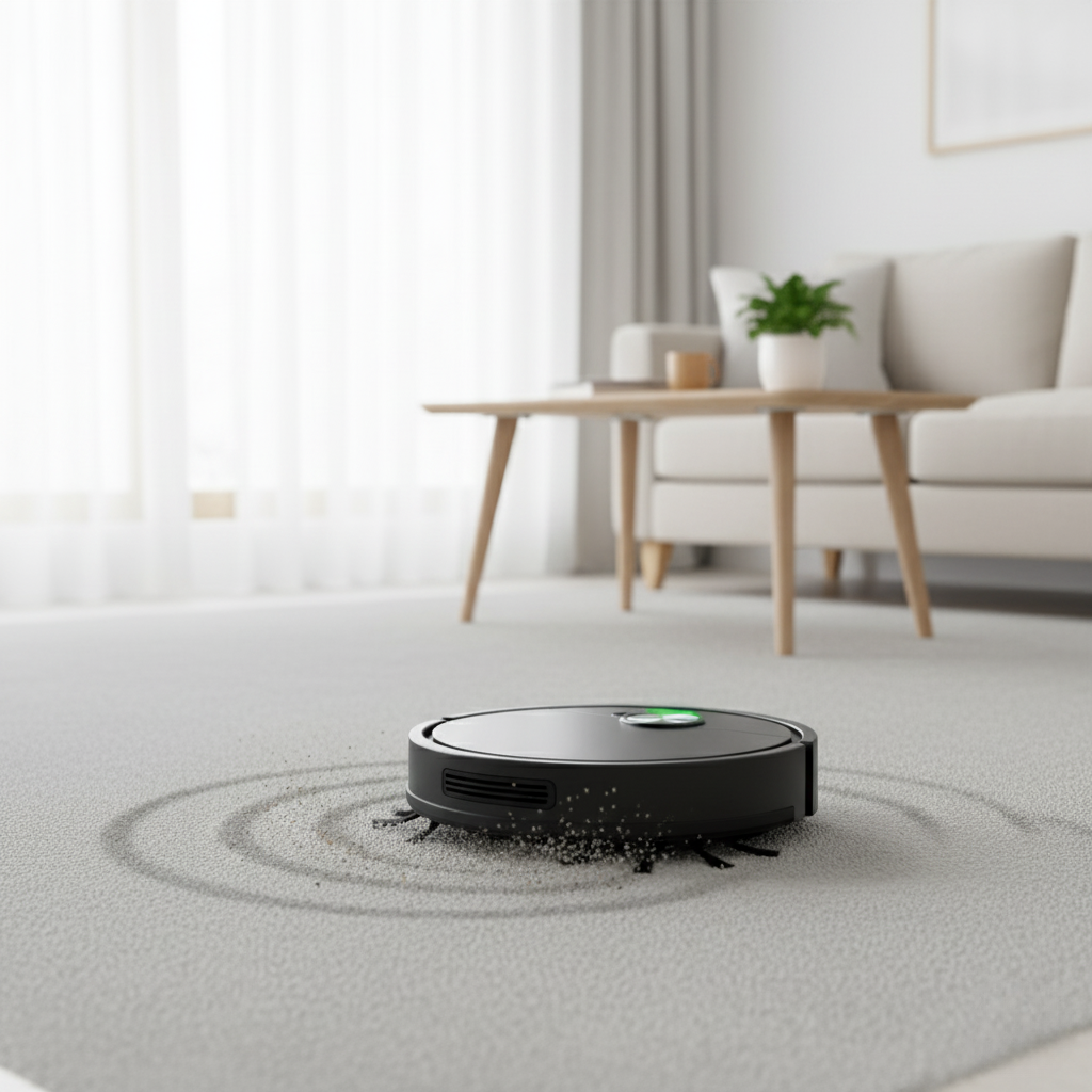 Compacte 2-in-1 Robotstofzuiger met Dweilen – Intelligente Navigatie & Automatische Vloerreiniging voor Hard Oppervlak