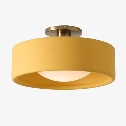 Porseleinen Plafondlamp met Strakke Montage – Moderne Lage Profiellamp Keramiek Opbouwverlichting