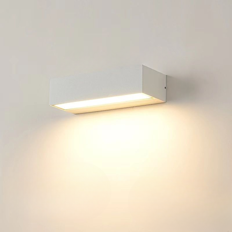 LED Wandlamp Lineair Metaal & Acryl Wit - Moderne Verlichtingsstrip 20cm 30cm 50cm Badkamer Slaapkamer Woonkamer - Spiegelverlichting Waterdicht IP44 Neutraal Warm Koud Licht