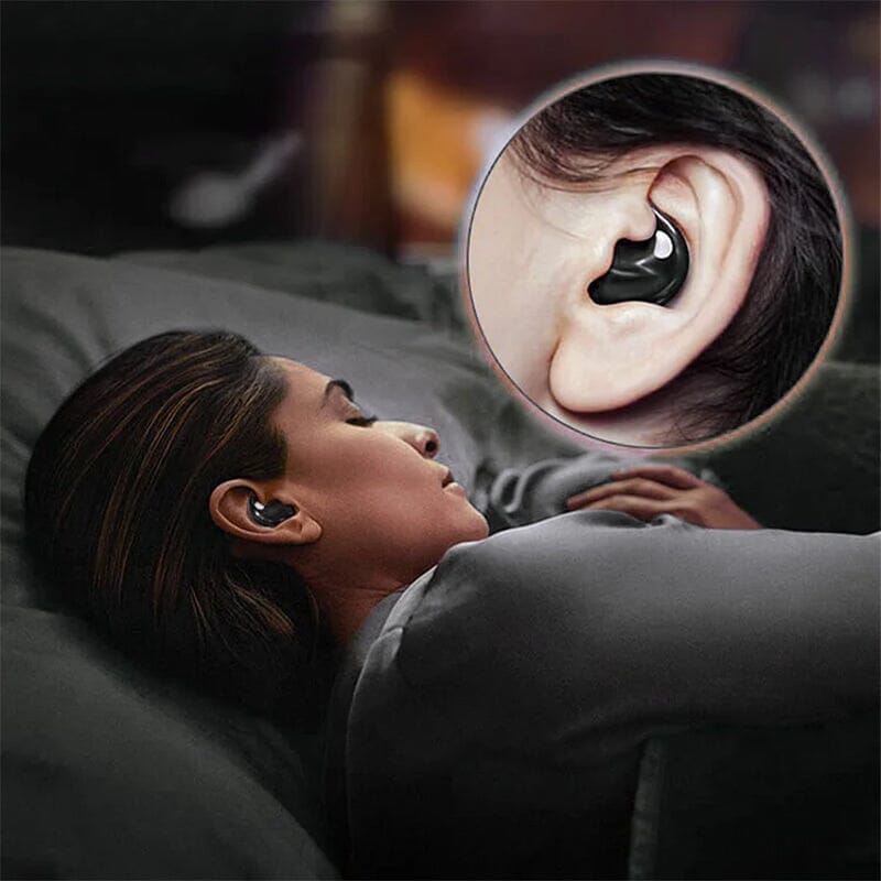 Bluetooth 5.3 Slaap Oordopjes Ultra Compact Draadloos Muziek In-Ear Onzichtbaar Geluidsdemping Handsfree Nachtrust Comfortabel Hardlopen Sport