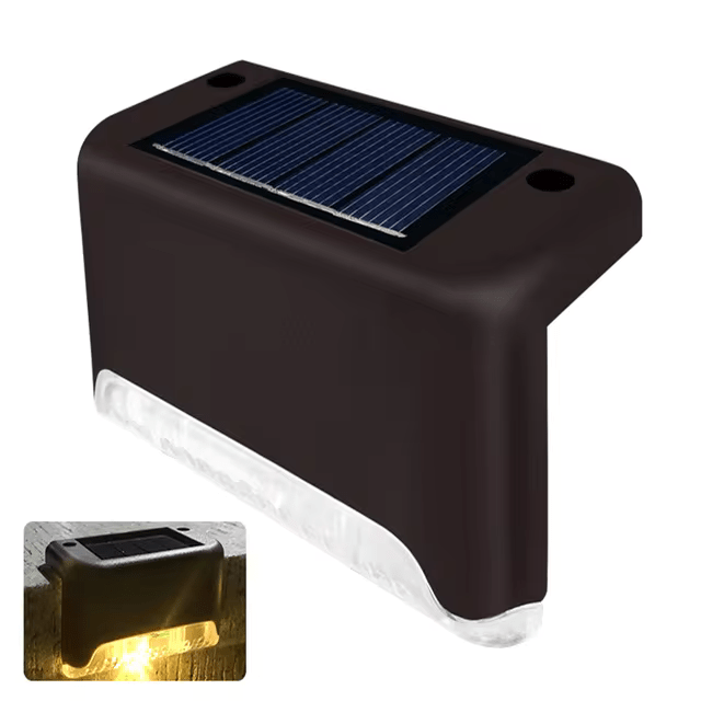 Draadloze Solar LED Buitenverlichting Set – Veilige Wegverlichting voor Tuin Terras Trappen