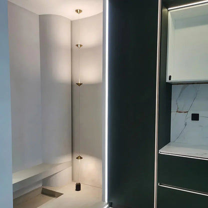 Vloer Tot Plafond Lamp 4 Lichtpunten LED 2,5-3,2 m Woonkamer Slaapkamer Werkkamer Minimalistische Staande Lamp Sfeerverlichting