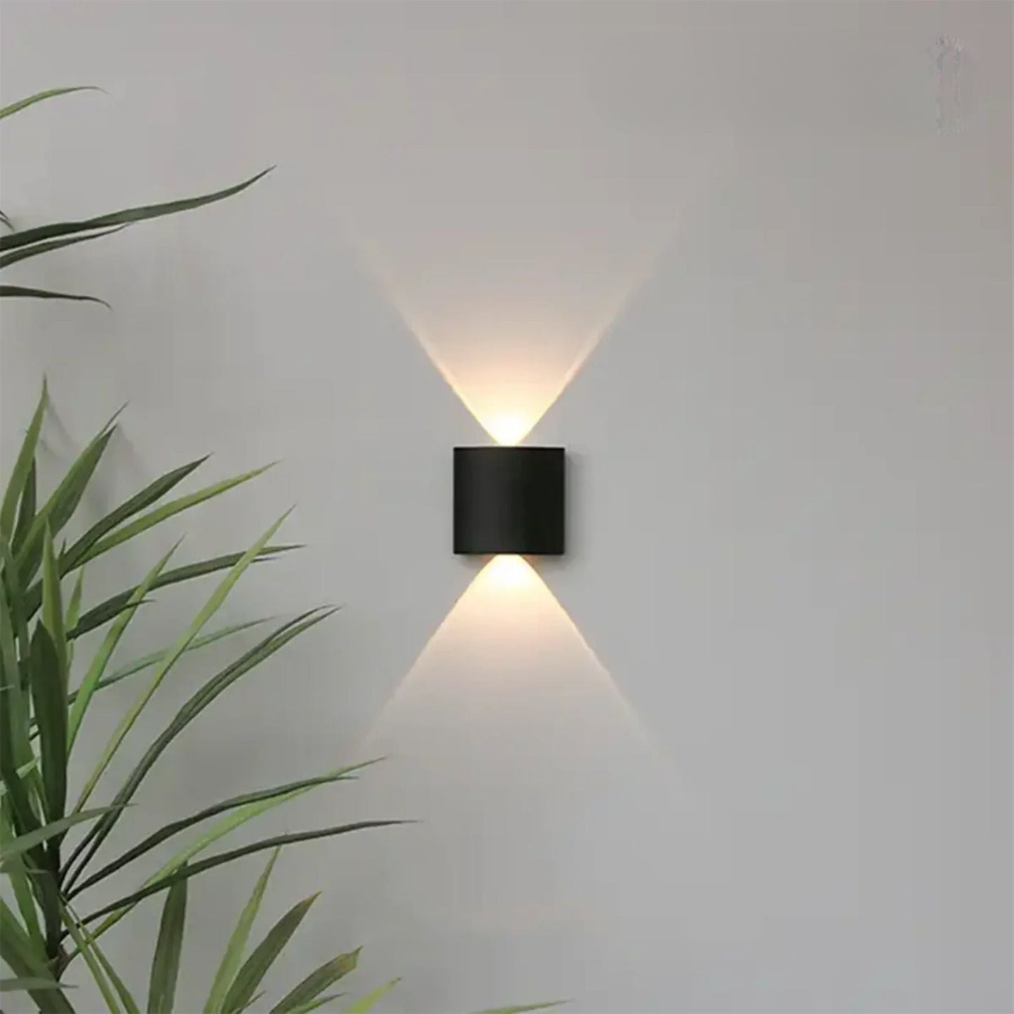 LED Wandlamp IP65 Binnen Buiten Gevellamp Patio Gang Up Down Light Zwart Wit