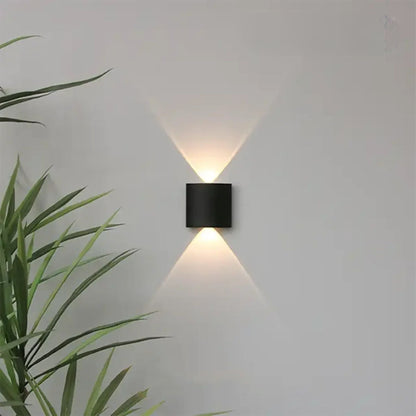 LED Wandlamp IP65 Binnen Buiten Gevellamp Patio Gang Up Down Light Zwart Wit