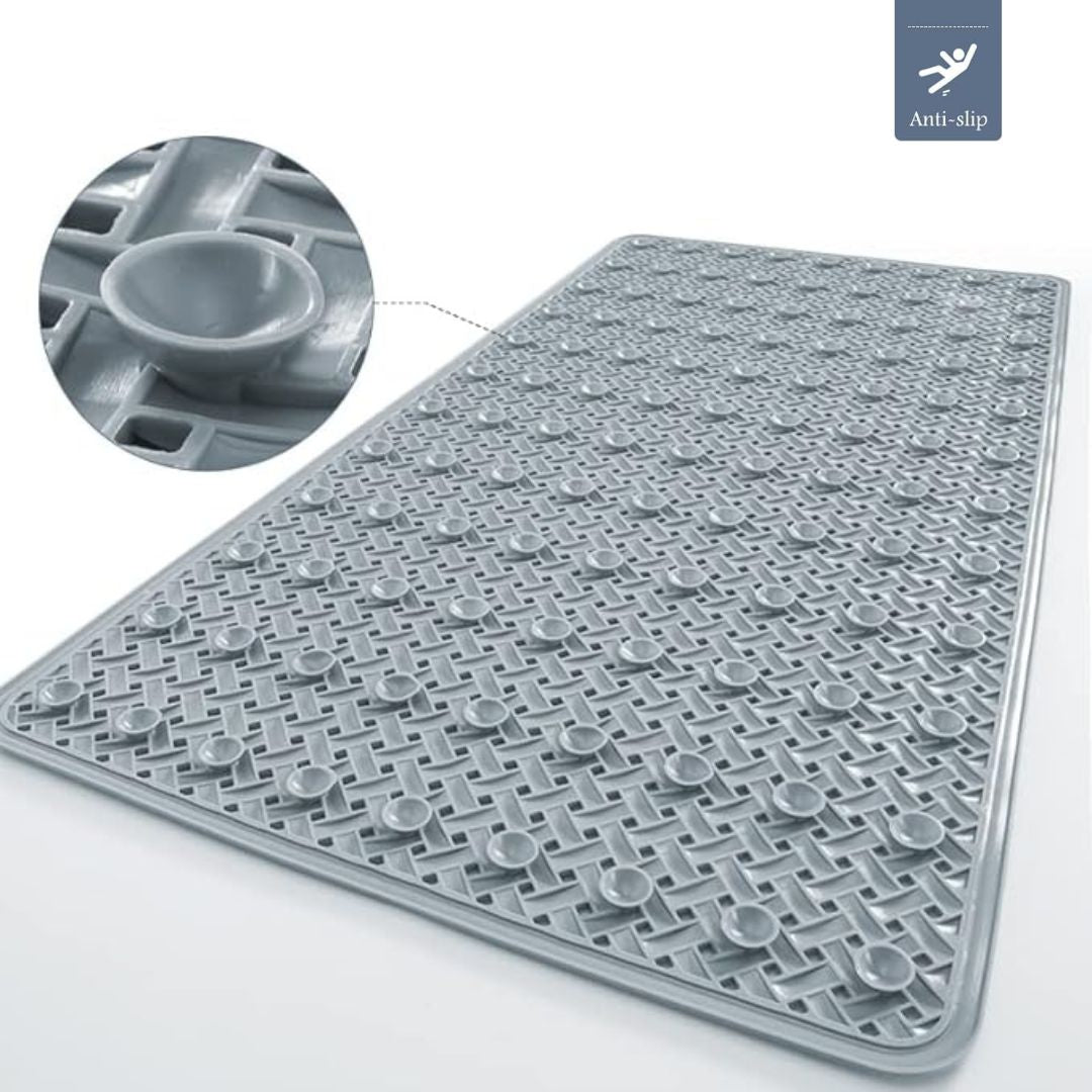Antislip Badmat met Zuignappen voor Bad en Douche – Veilig, Gemakkelijk Schoon te Maken