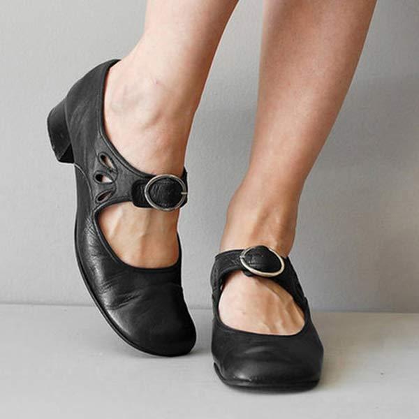 Sandalen van Leer met RIEM en Gesp