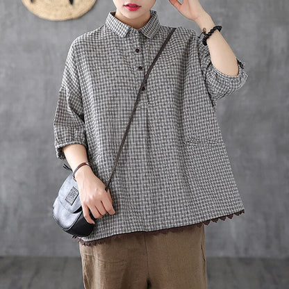 Vrouwelijke Blouse Korte Mouwen Zomerse Jurkstijl