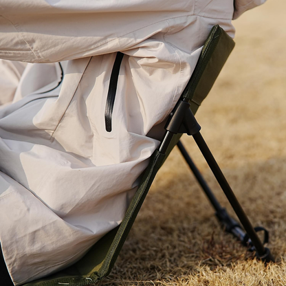 Opvouwbare Campingstoel – Ultralicht & Compact met Ergonomische Steun voor Trekking en Outdoor