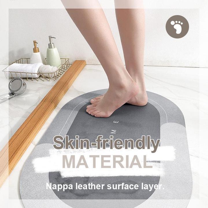 Zachte Badmat Antislip 40x60 cm | Superabsorberend Microvezel Droogloopmat voor Badkamer Keuken | Sneldrogend Vloerkleed met Antislip Onderkant