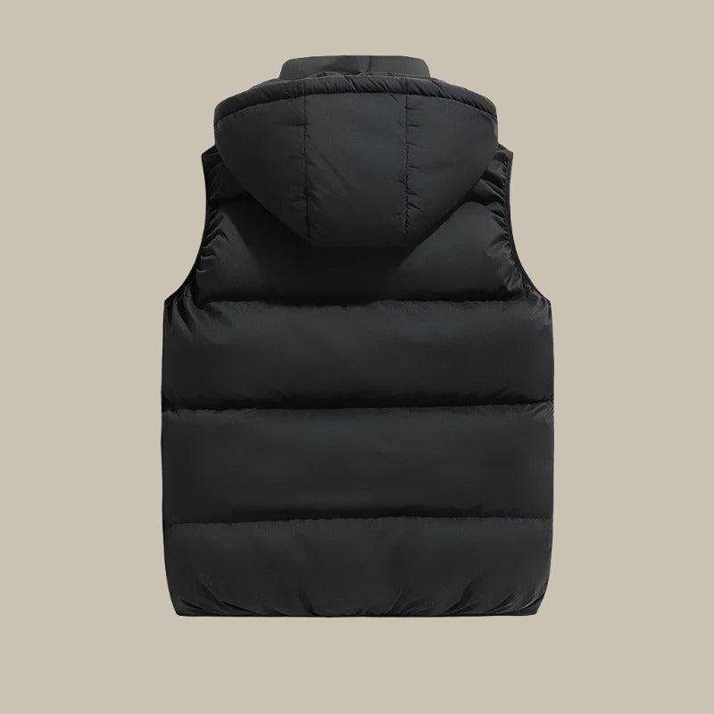 Heren Bodywarmer Met Capuchon Comfortabel Warm Isoleren