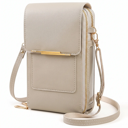 Crossbody Telefoontas met RFID-beveiliging | Waterdichte touchscreen-portemonnee | Verstelbare schoudertas voor smartphones tot 6,7 inch