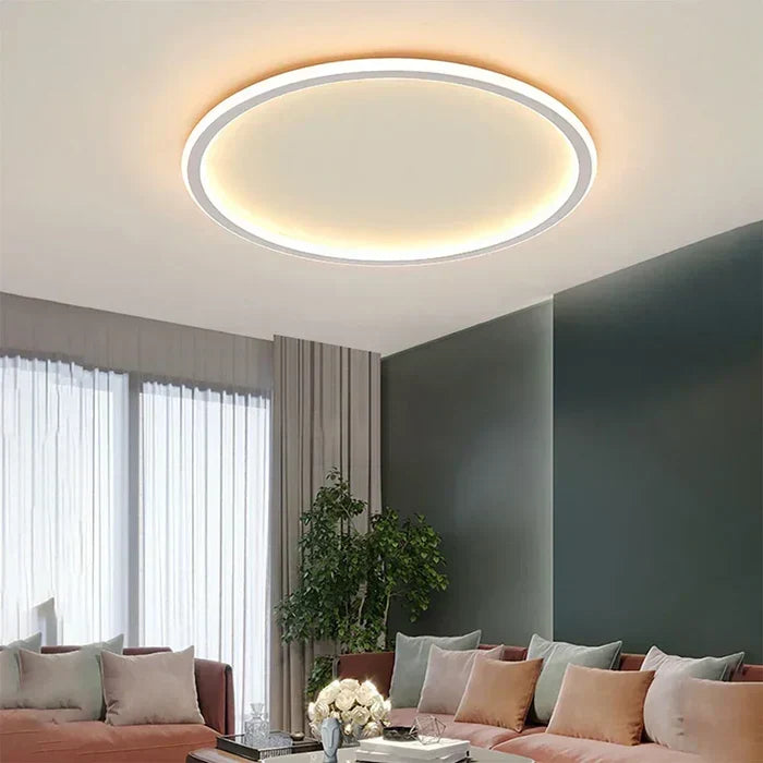 Ronde Plafondlamp Scandinavisch Design Goud Zwart Wit 20-50cm LED Dimbaar Metaal Glas Woonkamer Slaapkamer Eetkamer