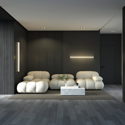 Minimalistische Lineaire Wandlamp Met Geïntegreerde LED Verlichting En Modern Design