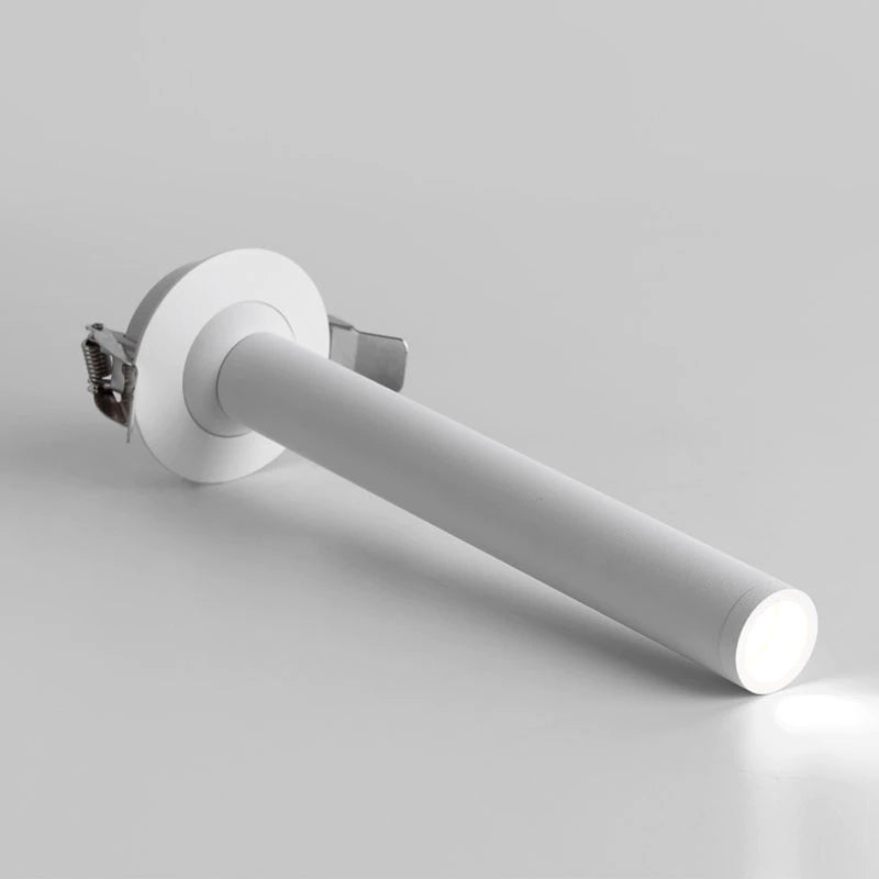 Moderne LED Plafondspot Cilindrisch Design – 7W Inbouwspot Aluminium Zwart Wit Nikkel 12-32cm – Verstelbare Richtspot Warm/Koud Licht – Designverlichting Woonkamer Hal Gang Kantoor