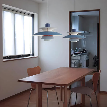 Hanglamp Metaal E27 Groen Eettafel Woonkamer Gelaagde Designlamp Scandinavische Hanglamp Sfeerverlichting Interieur
