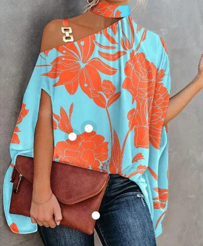 Vrouwelijke Zomerblouse Losse Jurkstijl