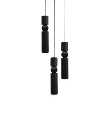 Sculptuurlamp Hanglamp met Vloeiende Vormen Zwart Goud Zilver 1-3-5 Lichtpunten Modern Design Eetkamer Woonkamer Slaapkamer Verlichting