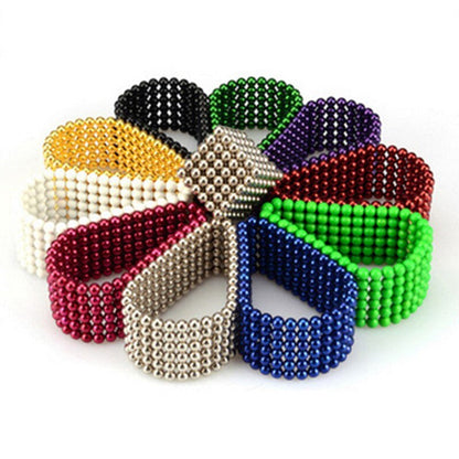 Magnetische Constructieballen Set 216 Stuks 5mm Educatief Speelgoed voor Creativiteit en Ruimtelijk Inzicht Ontwikkeling Kinderen 7+ Jaar met Opbergdoos