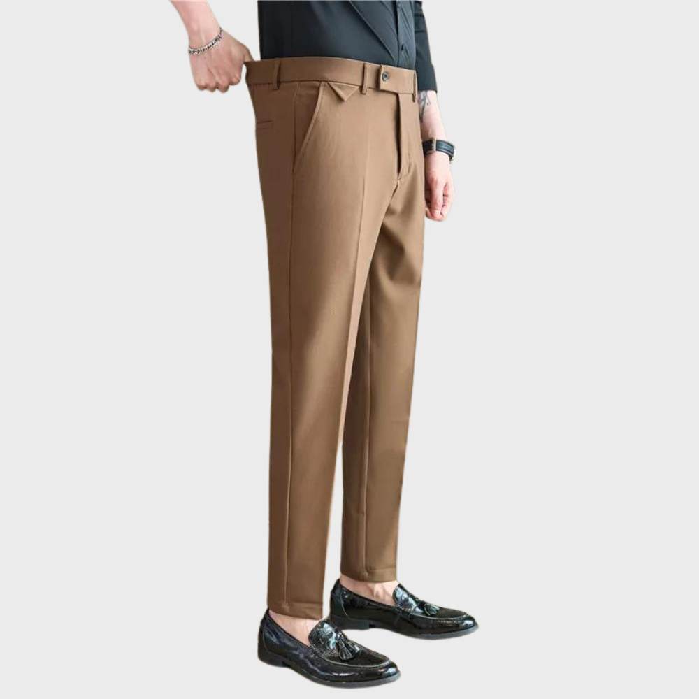 Heren Broeken Slim Fit Donker Formaliteit