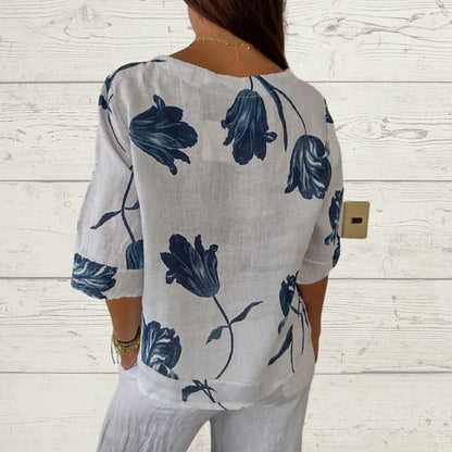 V-hals Tuniek Top Zomerse Jurk Stijl