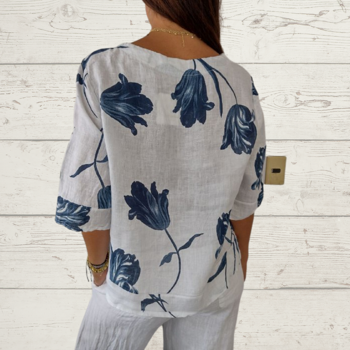 V-hals Blouse Rebecca