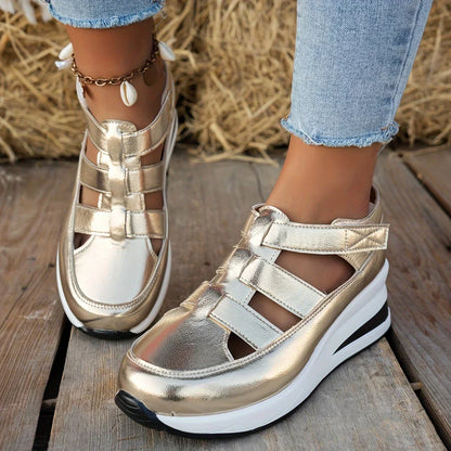 Dames Sandalen Leer Comfortabele Pasvorm