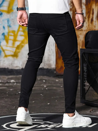 Heren Skinny Jeans Stretch Denim Comfortabel en Stylish