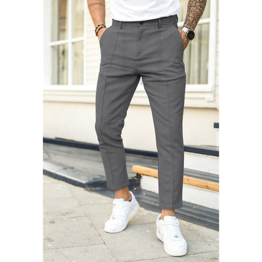 Heren Broek Casual Elegante Vrijetijdsbroek Comfortabel - StudioMarella