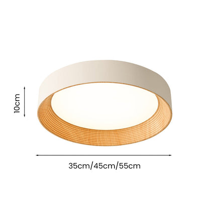Minimalistische Plafondlamp Rond Laagbouw Slaapkamer Plafondverlichting LED