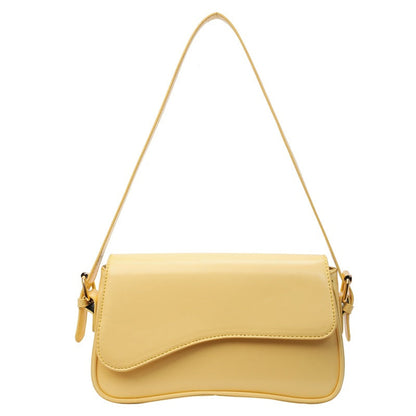 Dames Handtas Vegan Leer Golvend Design Elegante Stijl → Vegan Leer Handtas Dames Golvend Elegante Design