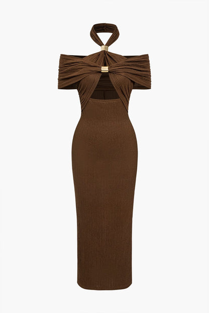 Korte Avondjurk Glanzend Bodycon voor Vrouw - StudioMarella