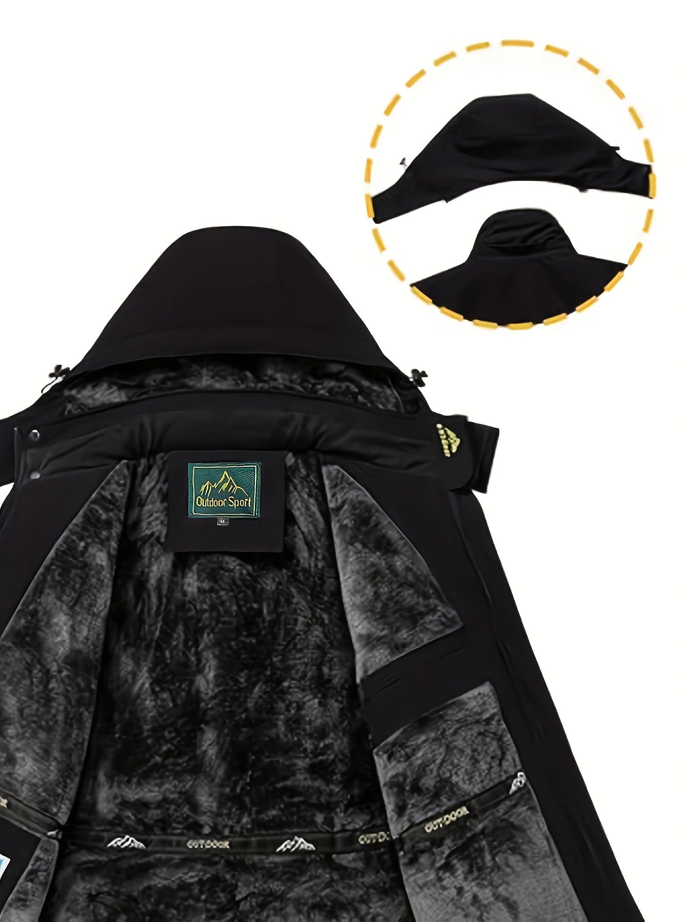 Waterdichte Softshell Jas Ottavio Warm en Impermeabel
