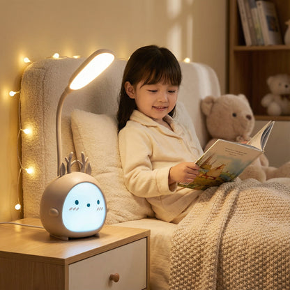 Oplaadbare Kinderlamp met Flexibele Arm en LED-Verlichting – Bureaulamp voor Kinderkamer