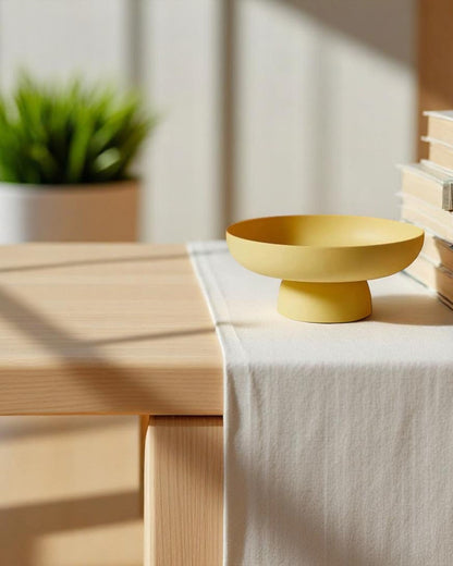 Vintage Serveerkom Retro Stijl Pastelkleuren Keramiek Grote Schaal Salade Ontbijt Scandinavisch Interieur Tafelaccessoire