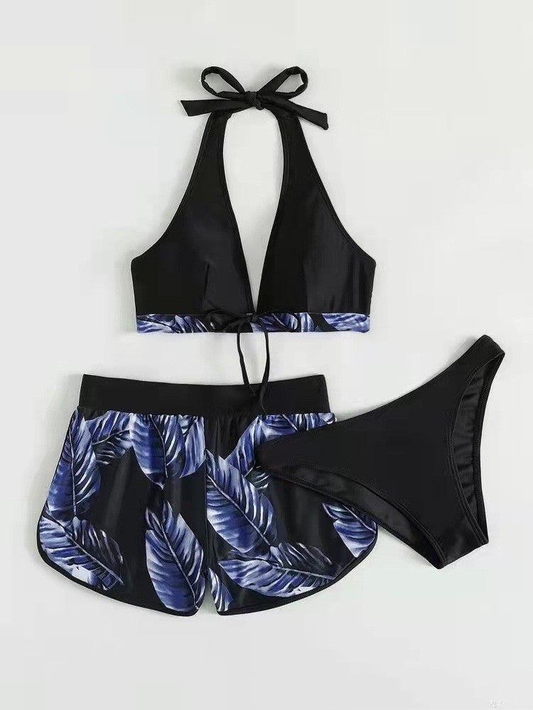 Bikini Set Zonnebaden Short en Top Dame