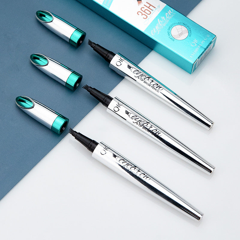 3D Wenkbrauwpotlood voor Natuurlijke Haarlook | Precisie Applicator | Langhoudend tot 36 Uur | Waterproof Brow Pencil
