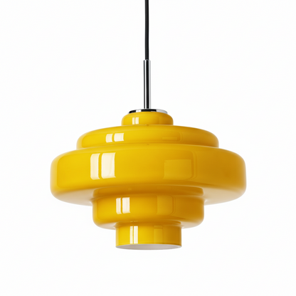 Gekleurde Glazen Hanglamp met Verstelbare Ophanging – Moderne Lichtpunt voor Eetkamer Keuken Woonkamer