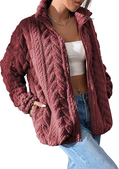 Dames Fleece Vest Kabelbrei Warm en Stijlvol