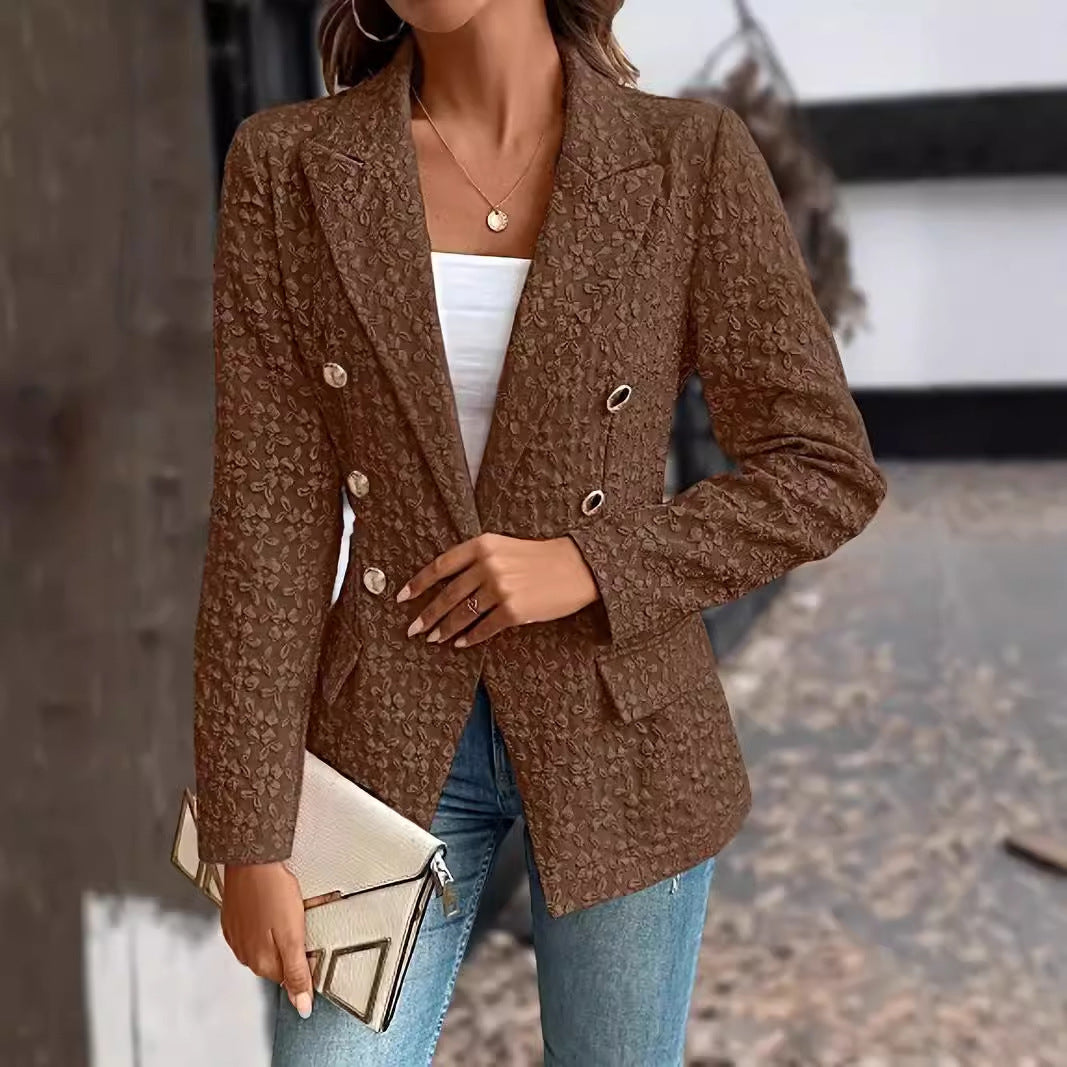 Dames Blazer Double Breasted Stijlvol Maatwerk Jassen
