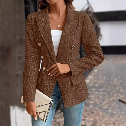 Dames Blazer Double Breasted Stijlvol Maatwerk Jassen