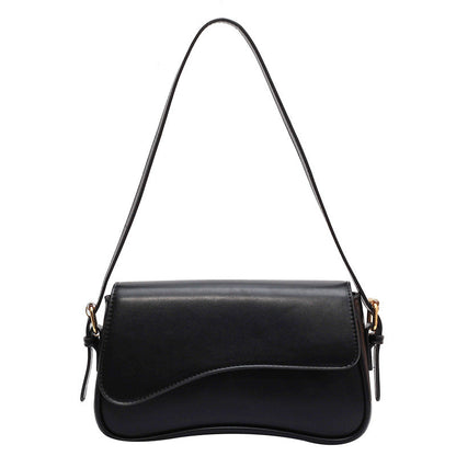 Dames Handtas Vegan Leer Golvend Design Elegante Stijl → Vegan Leer Handtas Dames Golvend Elegante Design