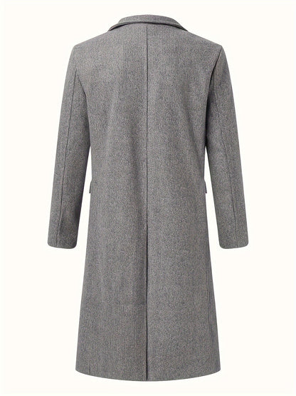 Heren Trenchcoat Elegant Zakelijk Waterdicht