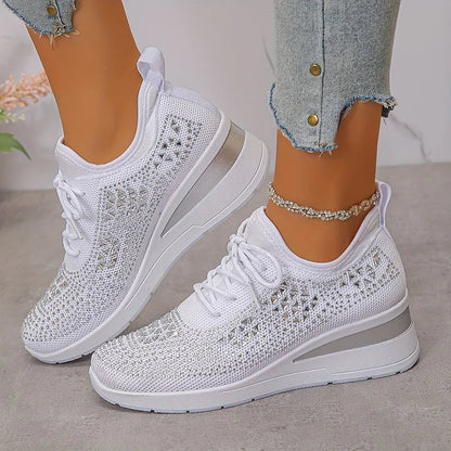 Dames Comfortabele Sneakers Met Stevige Pasvorm