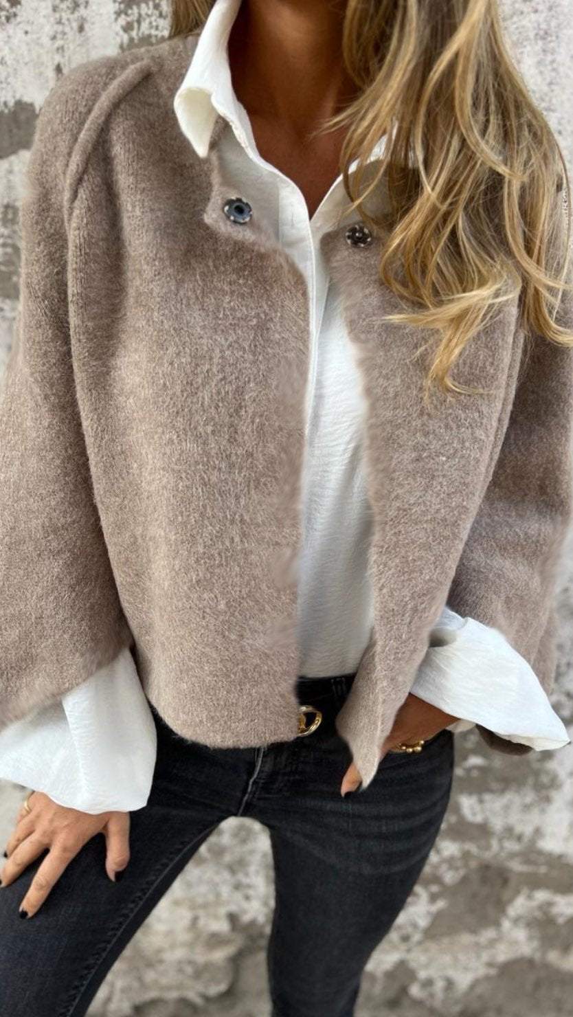 Dames Wollen Coat Warm en Stijlvol - StudioMarella
