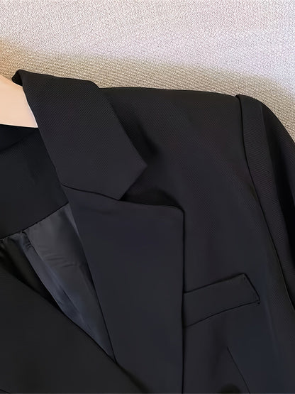 Dames Blazer Slim Fit met Gouden Knopen Elegant