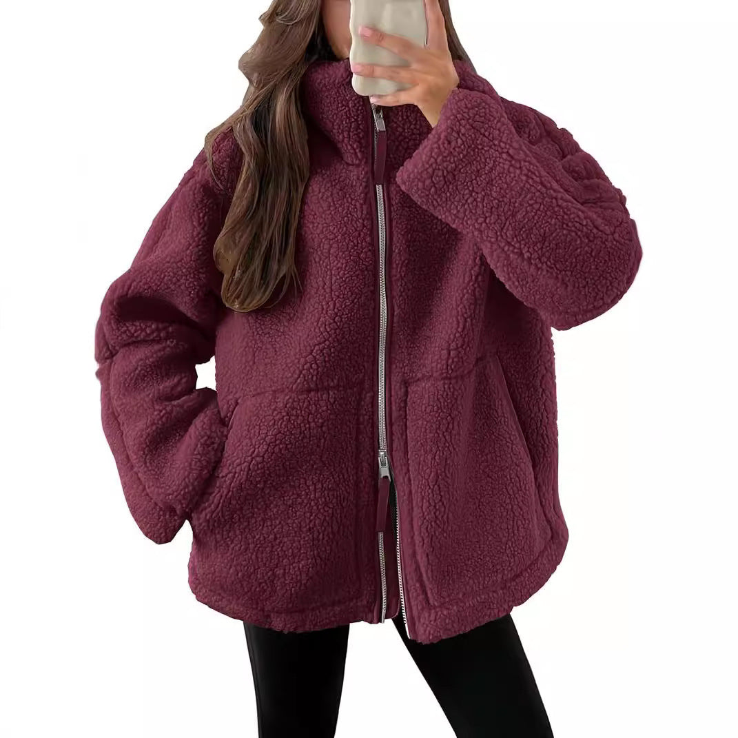 Dames Fleecejas Warm en Zacht voor Winter