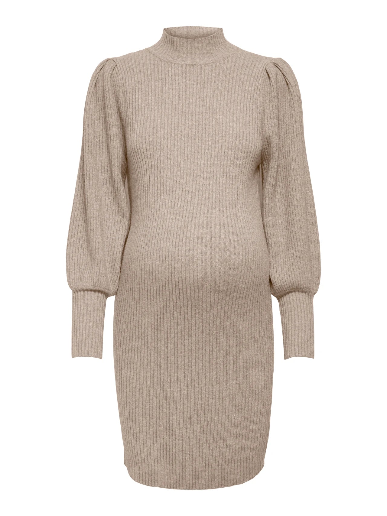 Zwangerschapsjurk Mini Damesjurk Hoge Hals Casual Stijl